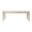 Off White / Natural, variant on SAFAVIEH Bandelier Cowhide Leather Weave Bench, Black