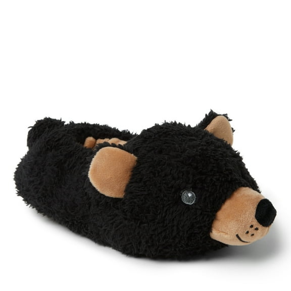 Dearfoams Kid's Rowan Dimensional Critter Closed Back Animal Slippers