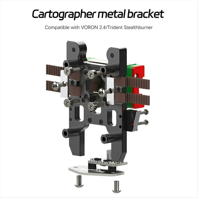 Carro CNC con Soporte de Metal CNC para Sensor de Nivelación de Escáner IDM para Impresora 3D 2.4 Trident Nivelación Súper Rápida