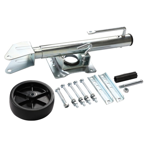 Fithood Trailer Tounge Jack with Wheel 1000lb Capacity Swivel Bolt On