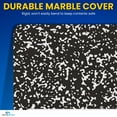 thumbnail image 6 of 1InTheOffice Composition Notebook Wide Ruled, Marble Composition Notebook, 7.5" x 9.75" Notebook, 100 Sheets, Black, 4 Pack, 6 of 7