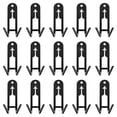 thumbnail image 1 of Miangastore Tool Free Installation Melon Stand Hook Black 30Pcs 2.91X1.49X0.83In, 1 of 9