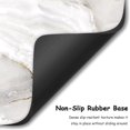 thumbnail image 4 of TRAHOO-Small Mouse Pad, Mini Mouse Pad 6 x 8 Inch with Non-Slip Rubber Base Waterproof Mouse Mat, Cute Mousepad for Women Men Wireless Mouse Laptops Keyboard Tray Home Office Travel, White Marble, 4 of 4