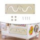 thumbnail image 1 of Montessori Sensory Busy Boards Accesorios, Rompecabezas de riel deslizante, Tablero ocupado para Piezas de bricolaje, Juguetes educativos para edades tempranas, Habilidad Rábano Estilo B Salvador tablero ocupado, 1 of 10