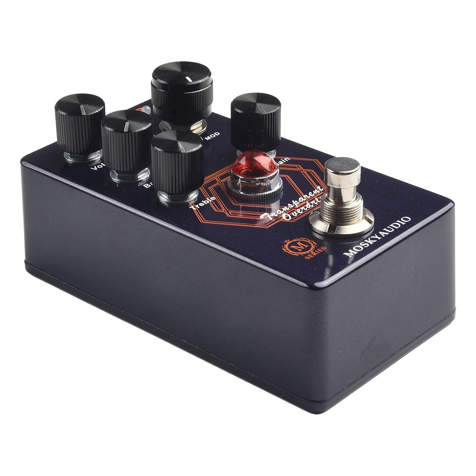for Mosky Transparent Overdrive The Electric Guitar Effects Pedal Guitar Parts