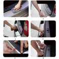thumbnail image 5 of Protector de parachoques trasero de goma antiarañazos, adhesivos universales negros para umbral de puerta de coche, SUV y furgoneta (35,4 x 3,14 pulgadas), 5 of 5