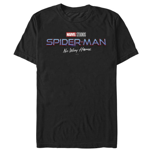 Men's Marvel Spider-Man: No Way Home Logo Black Graphic Tee Black X Large