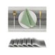 thumbnail image 1 of Set de 6 Individuales Leetaltree Negro con Blanco Tejido de PVC, 1 of 9