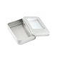 thumbnail image 1 of Caja de hierro para embalaje con ventana rectangular, accesorios y piezas, caja de hierro para embalaje general, caja de hojalata, 1 of 2