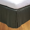 thumbnail image 2 of 100% Egyptian Cotton 1 PCs Box Pleated BedSkirt 15 inches (Dark Gray,Full), 2 of 5
