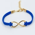 thumbnail image 1 of Women Trendy Infinity Symbol Leather Wristband Bracelets Hemp Rope Bracelets Multilayer Bracelet Wrap, 1 of 1