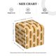 thumbnail image 4 of Balery Submarine Sub Sandwich Porta Pañuelos de Cuero con Estampado – Funda Moderna Cuadrada para Caja de Pañuelos, Dispensador 5x5x5'', 4 of 7