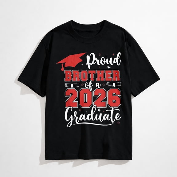 Proud Brother of A 2026 Senior Class of 2026 Graduation Men T-Shirt