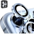 thumbnail image 1 of Protector de cámara trasera Alpine Blue compatible con iPhone 13 Pro y iPhone 13 Pro Max, [aleación de aluminio], cobertura total y película protectora dura 9H, 1 of 5