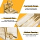 thumbnail image 2 of Farol de pared para exterior Yolsunes 48 cm dorado con 2 luces impermeable, 2 of 8