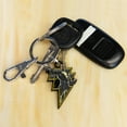 thumbnail image 3 of DC Black Adam Lightning Bolt Pendant Keychain, 3 of 3