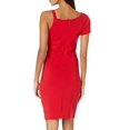 thumbnail image 4 of Nicole Miller Artelier CHERRY RED Heavy Jersey One Shoulder Mini Dress, US 2, 4 of 5