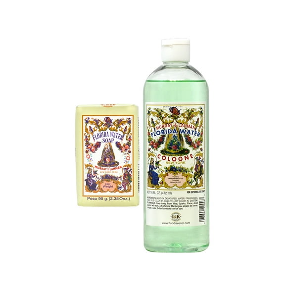 Lenman & Kemp Florida Water Soap 3.35oz   Florida Water 16oz