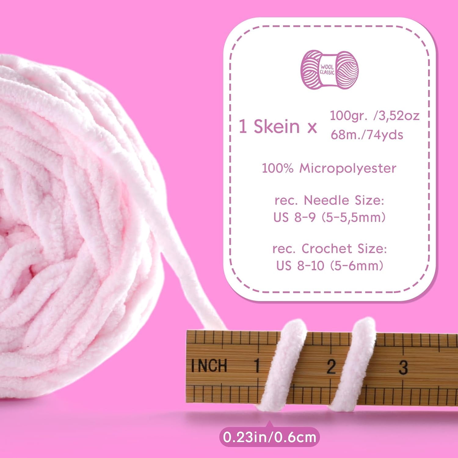 Chunky Yarn,Yarn For Blanket Crocheting,Blanket Yarn For Crochet,Hand-Woven Thick Ice Bar Yarn Handcrafted DIY Crochet Sweater Doll Yarn Segment Dyed Scarf(Brown 11ft*0.2in)from ANMUYUM