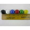 thumbnail image 3 of Big 30 Large 1" (25mm) Replacement Solid Glass Marbles for Chinese Checker, Aggravation, Dirty Marbles, Board Game (5 Each of Red, Blue, Yellow, White, Green, Black), 3 of 4