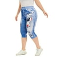 thumbnail image 5 of LilyLLL Womens Denim Jeans Capri Pants High Waist Casual Plus Size Leggings, 5 of 5