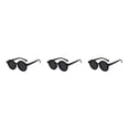 thumbnail image 3 of Minnieouse Gafas de sol ópticas redondas Gafas de bebé Crema Ropa de ojos Accesorios de ropa de moda para protección de ojos Negro brillante Gris Type1 NO1 Minnieouse CBP392224, 3 of 6