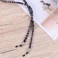 thumbnail image 1 of CTIRCHIU 1Set Eyeglasses Straps Chain For Women Men Daily Use Work Reading Cotton Wool Black 27.6In, 1 of 8
