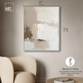 thumbnail image 5 of Pale Textured Silence I Canvas Neutral Boho by Art Remedy, Silver Frame, 30 x 36, 5 of 7