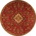 thumbnail image 1 of Ahgly Company Indoor Round Persian Orange Traditional Area Rugs, 4' Round, 1 of 1