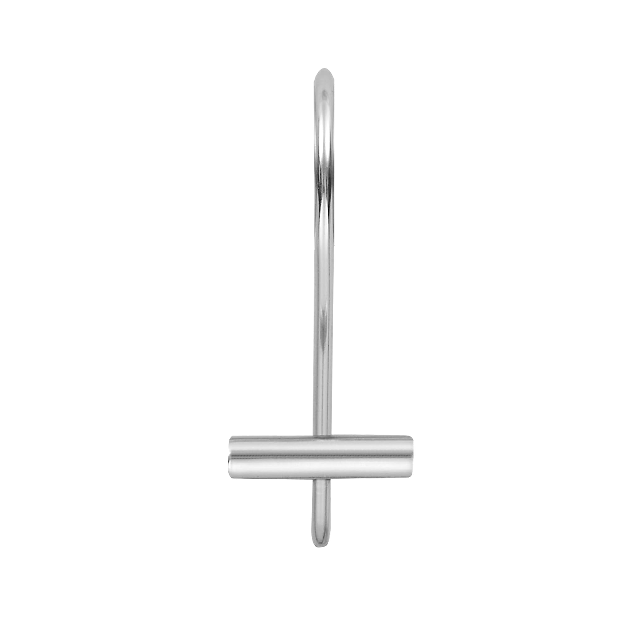 Utopia Alley Shower Rings Hooks, Shower Curtain Rings Hooks for Bathroom, Rust Resistant Shower Curtain Hooks Rings, Set of 12, Chrome