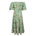 thumbnail image 4 of Gvmfive Summer Dresses for Women Off The Shoulder Floral Print Flowy Maxi Dress, 4 of 6