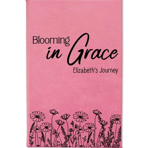 Personalized Christian Prayer Journal for Men & Women, Custom Engraved Name, Daily Devotional, Scripture Writing, Gratitude and Faith Gift