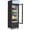 Black, variant on YUSAZENS 11.3 Cu.Ft Upright Commercial Display Refrigerator, Glass Door Beverage Fridge with LED Light & Adjustable Shelves for Home Restaurant Grocery Stores