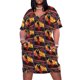 thumbnail image 1 of Vestido de bolsillo suelto de Wizard of Gore, vestido morado, conjuntos de playa para mujer, vestido de playa para mujer, verano 2025, 1 of 7