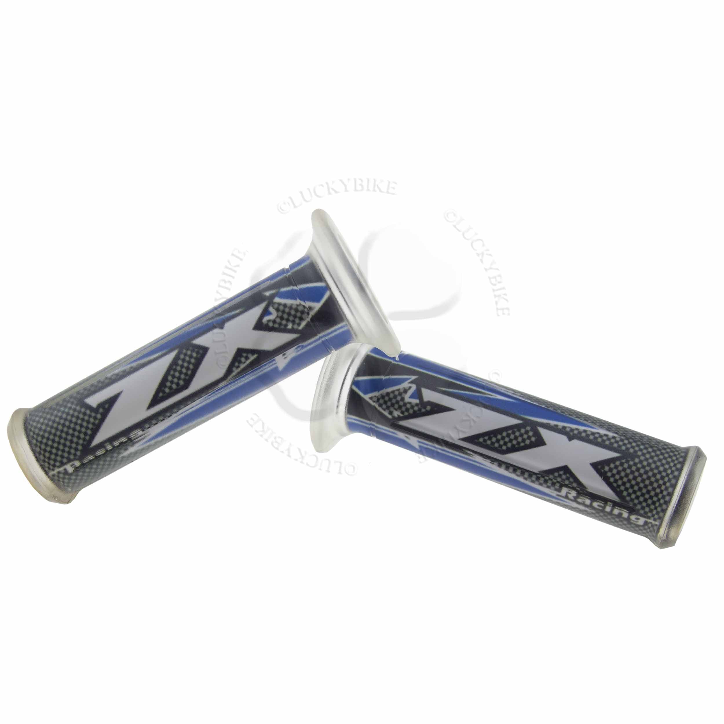 CNC Aluminum Handlebar Grips For Kawasaki ZX-10R - 7/8 Inch, Includes Grip Ends, Multiple Color Options