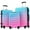 Blue+Red, variant on Hardside Luggage Hardshell Luggage Sets 3 Piece Gradient Color Expandable Suitcase with Spinner Wheels and TSA Lock Lightweight 20" 24" 28" Available,Pink+Green,Hardside Suitcase