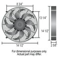 thumbnail image 3 of Derale 16214 Radiator Pusher/Puller Fan, 3 of 7