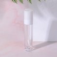 thumbnail image 3 of KUIZAP 5 Pieces 8ml Lip Gloss Tubes Clear Empty Containers Mini Refillable Lip Balm Bottles Lip Glaze Samples Travel DIY Makeup(Light Blue), 3 of 7