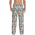 thumbnail image 3 of Daiia Train Men's Sleep Pant with Pockets and Drawstring,Pajama Pants-Large, 3 of 9