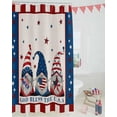 thumbnail image 3 of Fourth of July Gnomes Shower Curtain, Patriotic Independence Day Stars Shower Curtain Set with Hooks, Summer Waterproof Fabric Shower Curtains for Bathroom Decor, 72x84 Inch Bath Curtain, 3 of 6