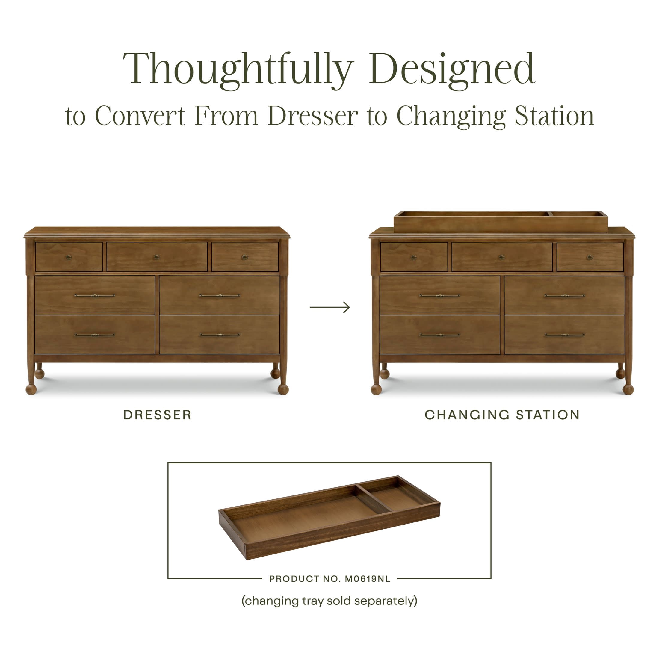 Namesake Alouette 7-Drawer Assembled Dresser
