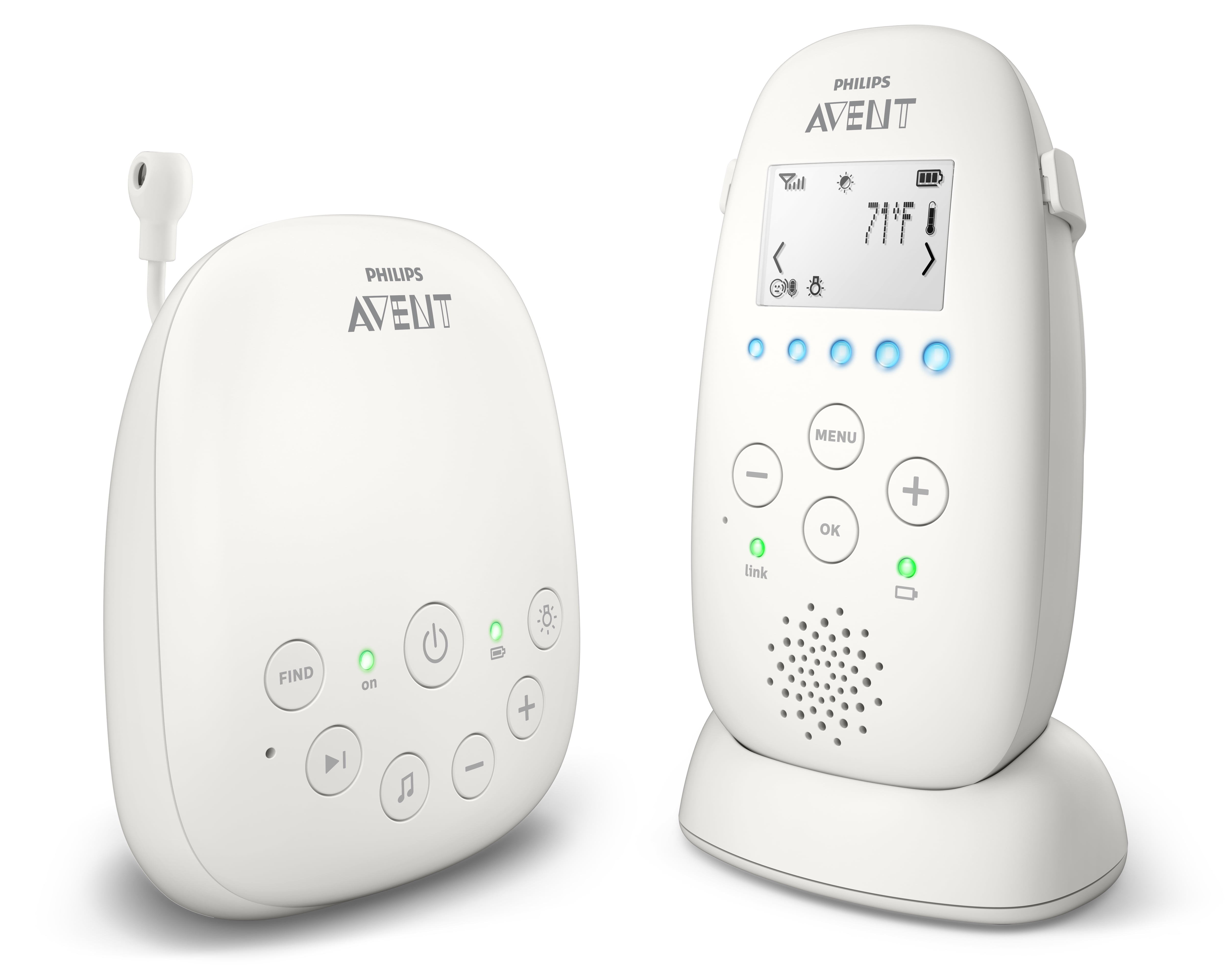 Philips Avent Dect Audio Baby Monitor Scd7 86 Walmart Com