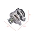 thumbnail image 5 of 12V 100A Alternator with 6-Groove Pulley for Chevrolet Sonic 1.8L L4 2012-2018, Engine Charging System Replacement, OEM 13579666, 13500577, 1204654, 400-12512, 240-6354, 5 of 12