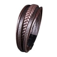 thumbnail image 1 of Pulseras para mujer, regalos para hombres y mujeres, nueva tendencia, pulsera de aleación multicapa tejida a mano con hebilla magnética, una pulsera., 1 of 3