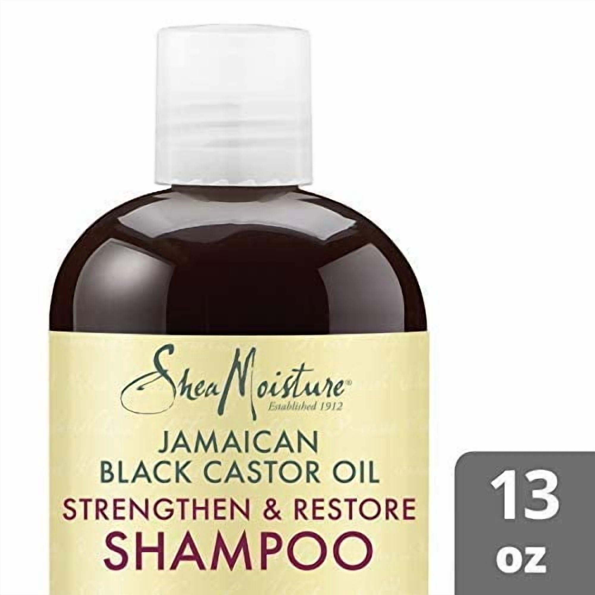 6 Pack - Shea Moisture Jamaican Black Shampoo Strengthen and Grow, 13 oz