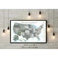 thumbnail image 3 of GeoJango USA Wall Map Poster - Black & White (30x20 Inches), 3 of 8