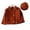 Brown, variant on Godderr Toddler Baby PU Leather Jacket Outerwear for Girls,2-7T Girls Fashion PU Leather Motorcycle Jacket Kids Ruffle Edge Lapel Leather Button Short Outerwear with Hat