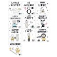 thumbnail image 1 of Agiferg 1Set 10pc Self Adhesive Tile Cartoon Print Sticker Kitchen Bathroom Wall Sticker Decoration, 1 of 1