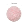thumbnail image 2 of Offray Pink, Acrylic Yarn Pom-Poms, 6 Count, Size: 1 1/2" Diameter, Hand Made, 2 of 8