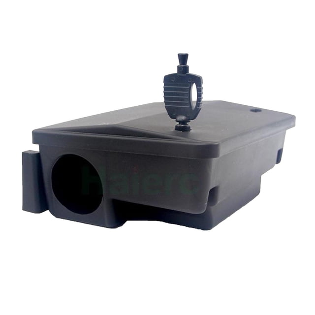 Estación de Cebo para Ratones Sharpla Caja de Bloques de Cebo para Roedores Negro